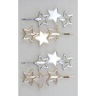 HORQUILLA ORO / PLATA COMPOSICION 3 ESTRELLAS