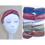TURBANTE ANUDADO TELA ESTAMPADO MENUDO