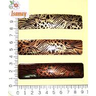 PASADOR RECTANGULAR METALICO ESTAMPADO SAFARI