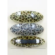 PASADOR OVAL 10CM ACRILICO ANIMAL PRINT