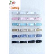 PASADOR RECTANGULOS ACRILICO COLORES Y STRASS
