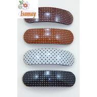 PASADOR OVAL GRANDE TOPOS TONOS MARRONES