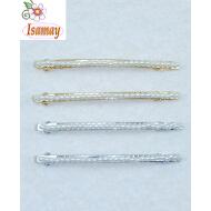 PASADOR ORO/PLATA FILA PERLAS