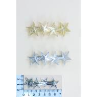 PASADOR ORO/PLATA FILA 4 ESTRELLAS