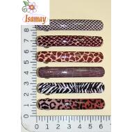 PASADOR BARRITA ESTAMPADO SAFARI