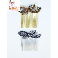 PEINETA ORO/PLATA VIEJA LAZADA STRASS 