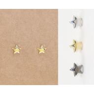 PENDIENTES ORO / PLATA / RHODIO ESTRELLA