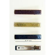 PICO PATO RECTANGULAR GLITTER TONOS MARRONES