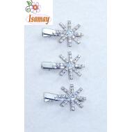 PICO PATO PEQUEÑO PLATEADO ESTRELLA STRASS CRISTAL
