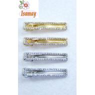 PICO PATO STRASS RECTANGULO HUECO CRISTAL