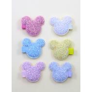 PICO PATO CABEZA RATON GRANDE GLITTER