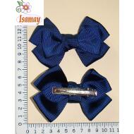 PICO PATO LAZO AZUL MARINO GRANDE GROSGRAIN 3 VUELTAS