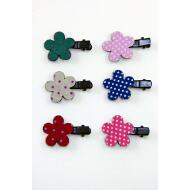 PICO PATO FLOR TOPOS COLORES OSCUROS