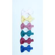 PICO PATO NIÑA CINTA GROSGRAIN LAZO COLORES OSCUROS