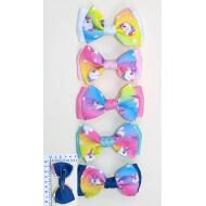 PICO PATO LAZO DOBLE GROSGRAIN UNICORNIOS