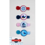 PICO PATO NIÑA CIRCULO MOTIVOS NAUTICOS Y POMPON