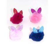 PICO PATO POMPON TUL OREJITAS PURPURINA