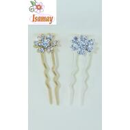 PINCHO MOÑO ORO / PLATA GIRASOL STRASS