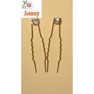 PINCHO MOÑO PLATA 1 STRASS