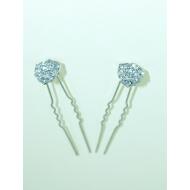 PINCHO MOÑO PLATA ROSA CRISTAL PEQUEÑA
