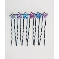 PINCHO MOÑO NEGRO ESTRELLA PIEDRAS COLORES