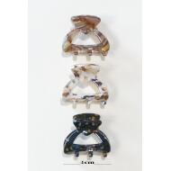 PINZA MEDIANA TRIANGULAR HUECA ACETATO MARMOLIZADO