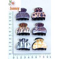 PINZA ACETATO MEDIANA ESTAMPADOS VARIOS ANIMALES