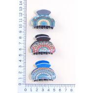 PINZA PEQUEÑA ACETATO ESTAMPADO MANDALA