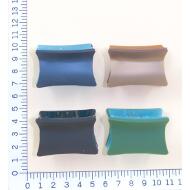 PINZA ACETATO CUADRADA ACABADO MATE COLORES LISOS