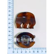 PINZA ACRILICA CAREY 3 DIENTES CURVOS 