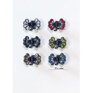 PINZA NEGRA ABANICO COLORES