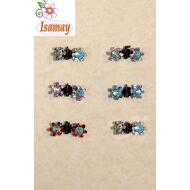 PINZA METAL NEGRA 2 FLORES AB