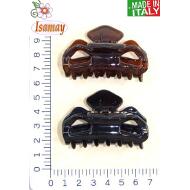 PINZA CLASICA MEDIANA ITALIANA NEGRA + CAREY
