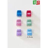 PINZA 3 PUAS 1,5CM COLORES CLAROS