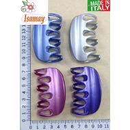 PINZA GRANDE PUAS HUECAS COLORES METALIZADOS