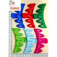 PINZA GRANDE ALARGADA PICOS COLORES VIVOS