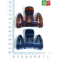PINZA PULSADOR 3 TRIANGULOS HUECOS CAREY + NEGRO