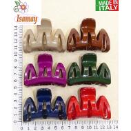 PINZA PULSADOR 3 TRIANGULOS HUECOS COLORES INVIERNO