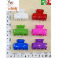 PINZA PULSADOR RECTANGULAR PEQUEÑA COLORES VERANO