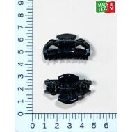 PINZA MINI 7 PUAS REDONDEADA NEGRO