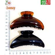 PINZA TRIANGULAR PULSADOR CAREY Y NEGRO