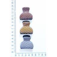 PINZA TRIANGULAR PULSADOR ESTAMPADO LABRADO PITON ITALIANA