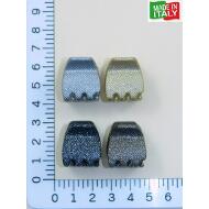 PINZOTO MINI PLANO 3 PUAS ESTAMPADO MARTILLEADO PAILLETTES