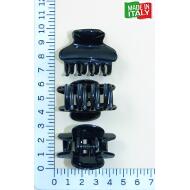 PINZA ITALIANA 4 PUAS PEQUEÑAS PULSADOR NEGRA