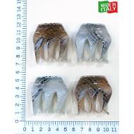 PINZOTTO ARAÑA 3 PUAS ITALIANA ESTAMPADO PITON