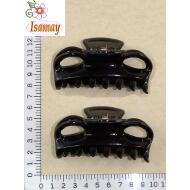 PINZA 9CM CLASICA REDONDEADA NEGRA