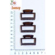 PINZA RECTANGULAR AGUJERO CAREY 4 CM