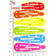 RANA 9CM COLORES ESTAMPADO FLORES MENUDAS