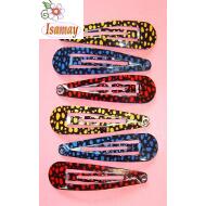 RANA NEGRA ESTAMPADO GOTAS COLORES VIVOS