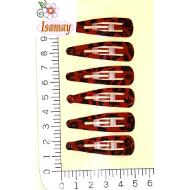 RANA 5CM ESTAMPADO CAREY / CARTON 6 PC
